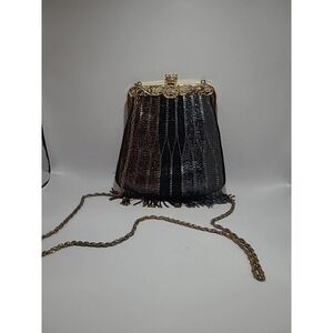 Unique 1950s Vintage‎ Hashimoto German Beaded Satchel Purse